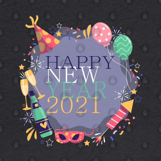 Happy New Year 2021 by Mako Design 